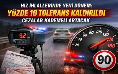 Hız İhlallerinde Yeni Dönem: Yüzde 10 Tolerans Kaldırıldı!