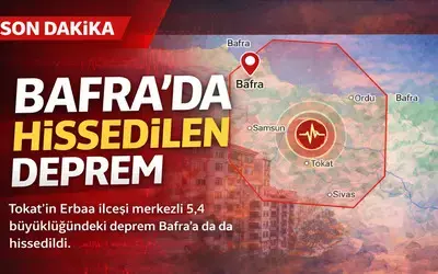 Tokat Erbaa Merkezli Deprem Samsun Ve Bafra’da Hissedildi