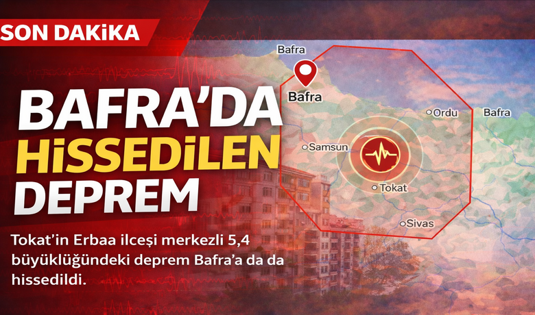 Tokat Erbaa Merkezli Deprem Samsun Ve Bafra’da Hissedildi