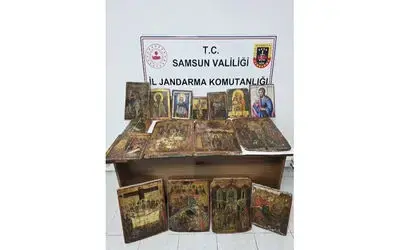 Samsun’da 18. yüzyıla ait tablolar ele geçirildi: 1 gözaltı
