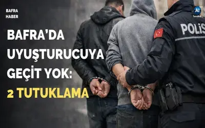 Bafra’da uyuşturucuya geçit yok: 2 tutuklama