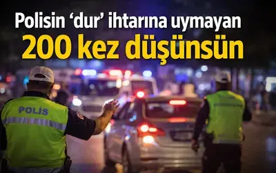 Polisten Kaçan Sürücü 200 Bin Tl Ceza İle Karşılaşacak