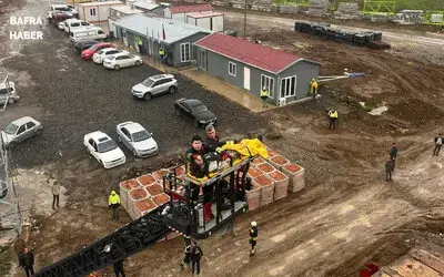 Bafra’da inşaatta iş kazası: 1 yaralı