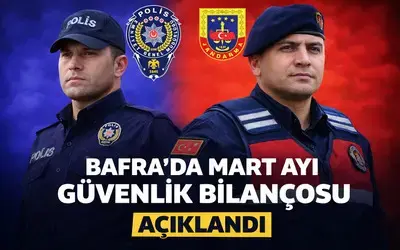 Bafra’da Mart Ayı Güvenlik Bilançosu Açıklandı