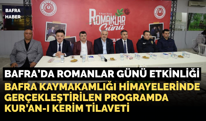 Bafra’da Romanlar Günü’nde birlik mesajı