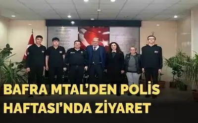 Bafra Mtal’den Polis Haftası’nda Ziyaret