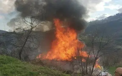 Yakakent'te Soba evi yaktı, yaşlı kadın hayatını kaybetti
