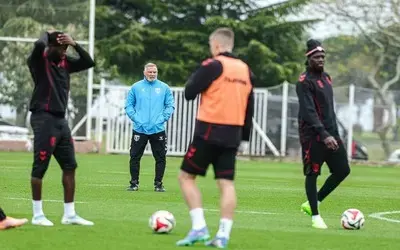 Samsunspor son antrenmanını yaptı, gözler Beşiktaş maçında
