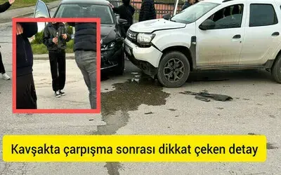 Bafra’da Kavşakta Kaza: Otomobiller Çarpıştı