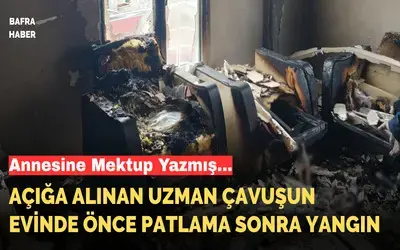 Bafra’da evde patlama: 1 kişi ağır yaralandı
