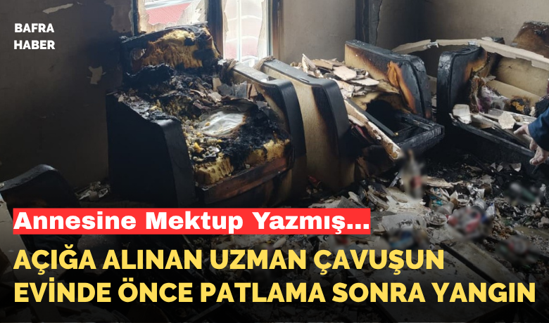 Bafra’da evde patlama: 1 kişi ağır yaralandı
