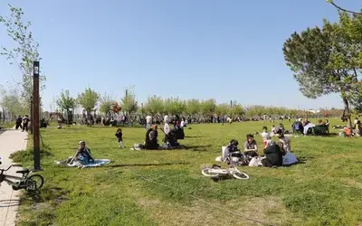 Bafra Millet Bahçesi Hafta Sonu Dolup Taştı 