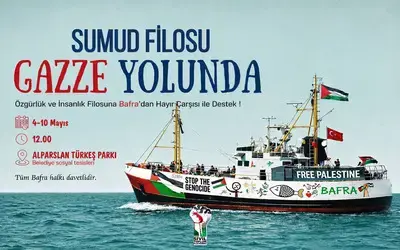 Bafra’da Gazze İçin Hayır Çarşısı Çağrısı