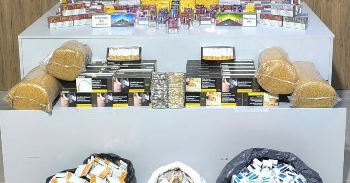 Bafra ve Alaçam'da binlerce makaron ve kaçak ürün ele geçirildi
