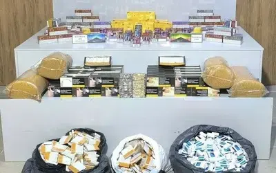 Bafra ve Alaçam'da binlerce makaron ve kaçak ürün ele geçirildi
