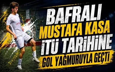 Bafralı Mustafa Kasa İtü Tarihine Gol Yağmuruyla Geçti 
