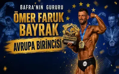 Bafralı Ömer Faruk Bayrak Avrupa Şampiyonu Oldu