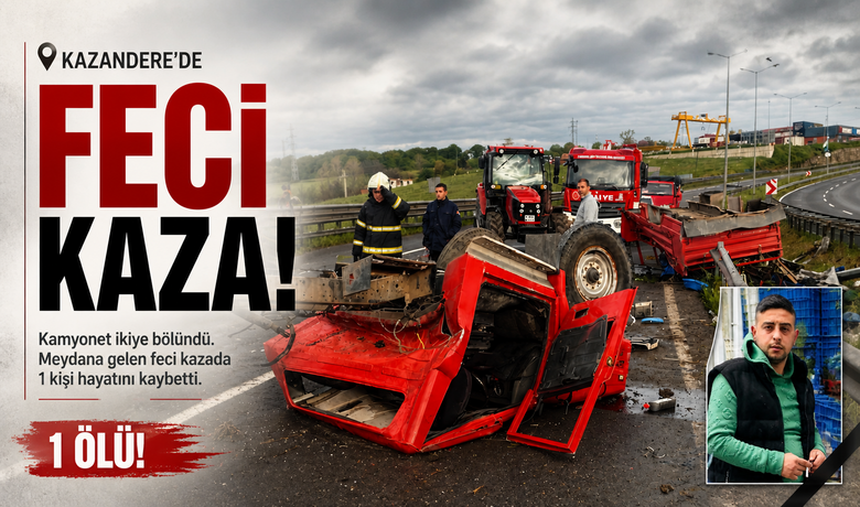 Kazandere'de Trafik Kazası: 1 Ölü 