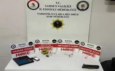 Bafra’da uyuşturucu operasyonu: 2 kişi tutuklandı
