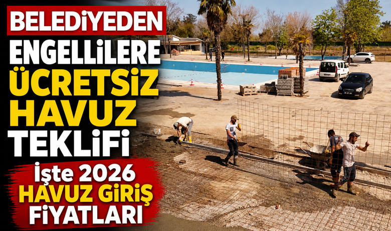 Bafra Belediyesinden EngellilereÜcretsiz Havuz Kararı!