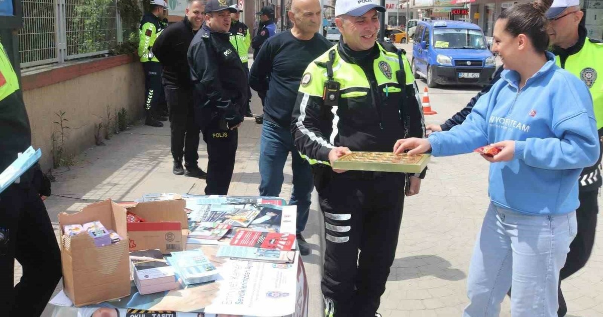 Bafra’da Trafik Haftası’nda farkındalık etkinliği
