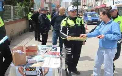 Bafra’da Trafik Haftası’nda farkındalık etkinliği
