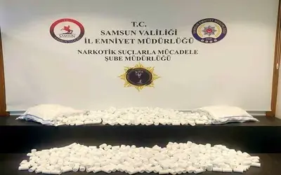 Samsun’da 51 bin 800 uyuşturucu hap ele geçirildi
