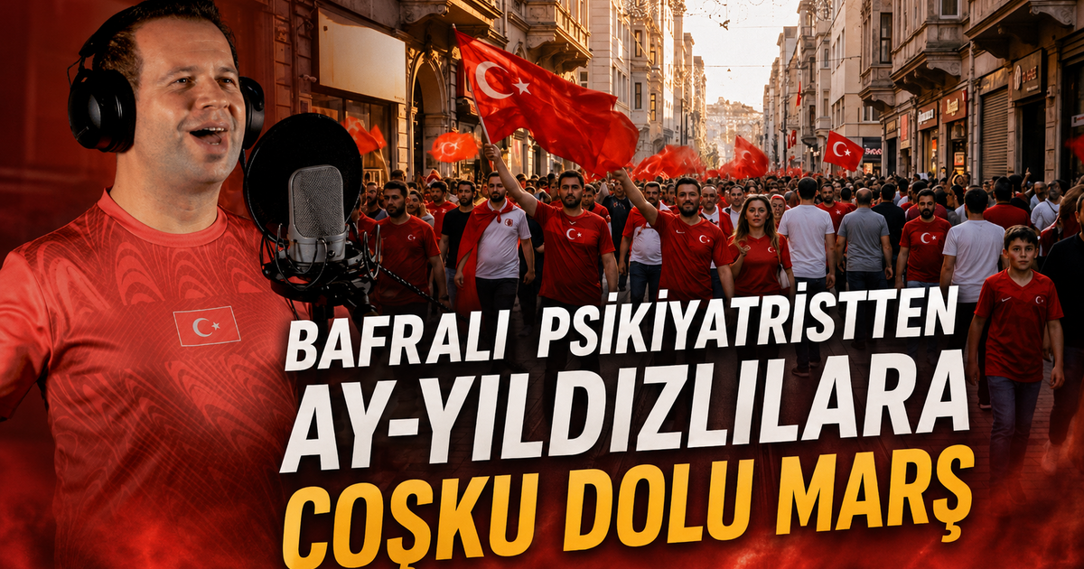 Bafralı Psikiyatristten Milli Takıma Dünya Kupası Marşı