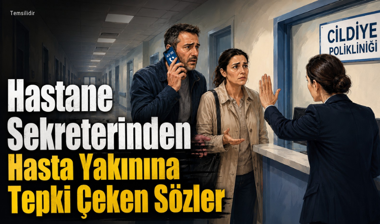 Hastane Sekreterinden HastaYakınına Tepki Çeken Sözler 