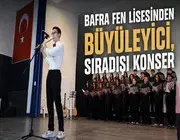Bafra Fen Lisesi’nden konser

