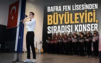 Bafra Fen Lisesi’nden konser
