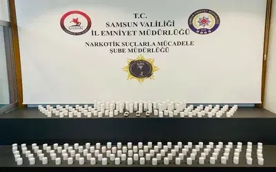 Samsun’da 10 bin uyuşturucu hap ele geçirildi
