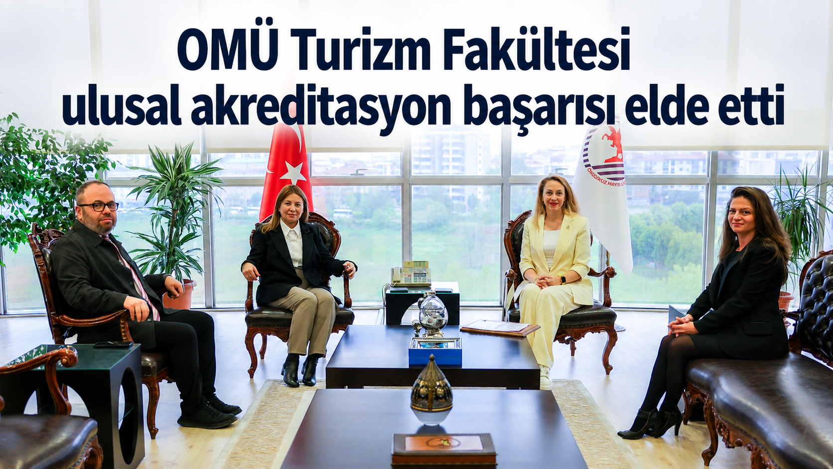 OMÜ Turizm Fakültesi ulusalakreditasyon başarısı elde etti - Ondokuz Mayıs Üniversitesi (OMÜ) Turizm Fakültesi, Turizm Eğitimi ve Akreditasyonu Değerlendirme Kurumu (TURAK) tarafından verilen akreditasyon belgesiyle eğitim kalitesini ulusal düzeyde tescilledi.