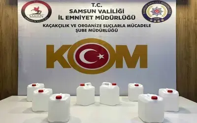 İlkadım’da 40 Litre Kaçak Etil Alkol Ele Geçirildi
