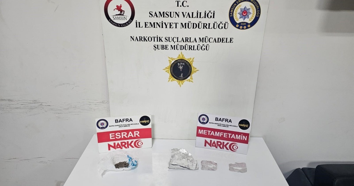 Bafra'da Uyuşturucu Operasyonunda 1 Tutuklama