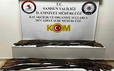 Atakum'da Tarihi Silah Operasyonu: Osmanlı Dönemine Ait 24 Silah Ele Geçirildi
