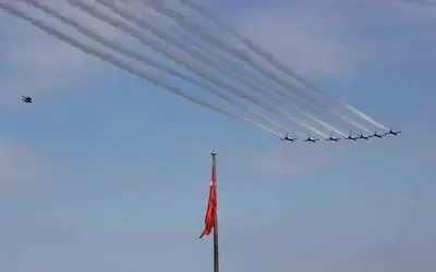 Türk Yıldızları Ve Solotürk’ten Samsun Semalarında Nefes Kesen Gösteri
