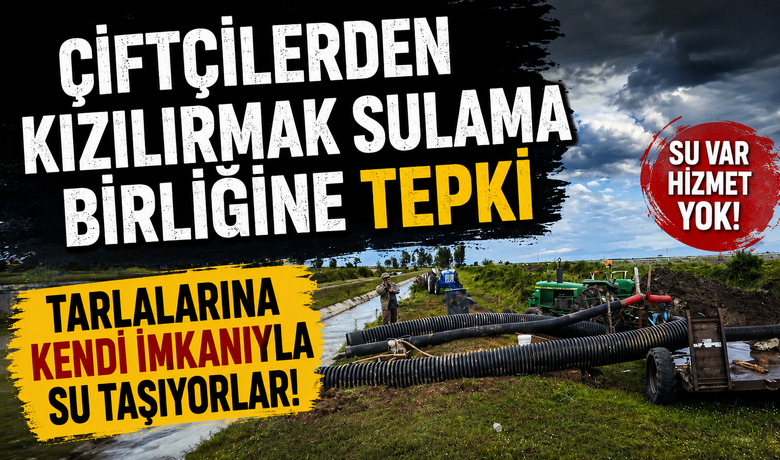 Bafra Ovası’nda Çiftçiden Sulama Tepkisi:“çiftçi Kendi İmkanıyla Su Taşıyor”