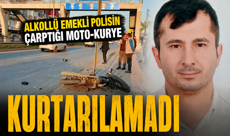 Otomobilin Çarptığı Moto-kurye Hayatını Kaybetti