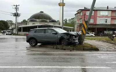 Samsun’da Düğün Yolunda Trafik Kazası
