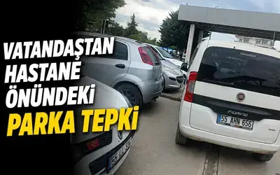 Bafra Devlet Hastanesi Önündeki Park Tepki Çekti