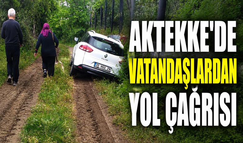 Aktekke'de Vatandaştan Yol Talebi 