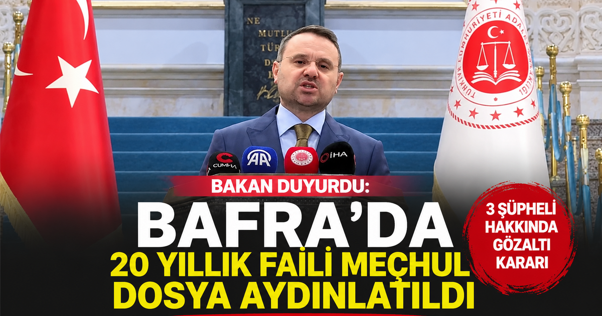 Bafra'da 20 Yıllık Faili Meçhul Dosya Aydınlatıldı