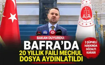 Bafra'da 20 Yıllık Faili Meçhul Dosya Aydınlatıldı