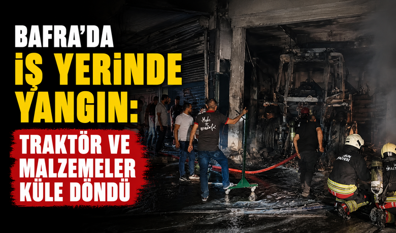 Kızılırmak Sanayi Sitesi’nde İş Yeri Yangını
