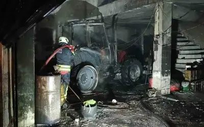 Bafra’da Sanayi Sitesinde Korkutan Yangın: İş Yerinde Büyük Hasar
