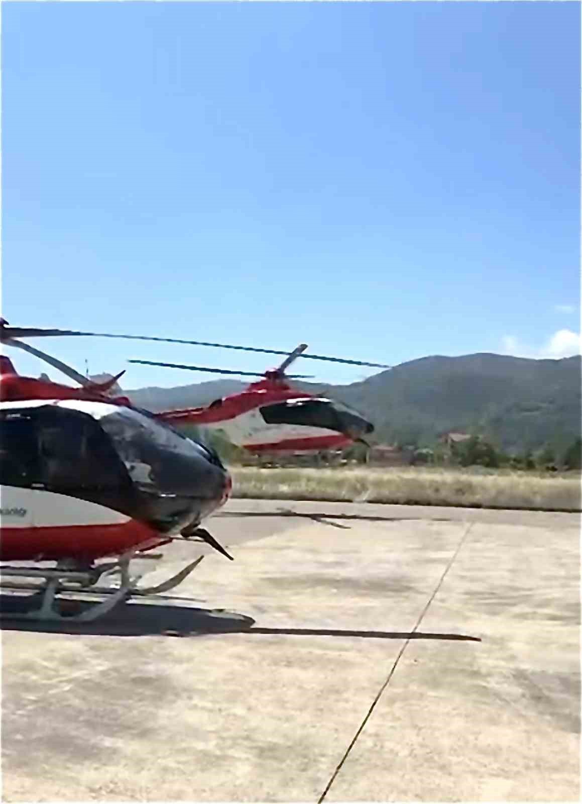 Samsun’un Ambulans HelikopterindenSınırları Aşan Nakil - Samsun İl Sağlık Müdürlüğü bünyesinde görev yapan ambulans helikopter, yalnızca şehir içi acil vakalarda değil, iller arası hasta nakillerinde de önemli rol üstlenmeye devam ediyor.