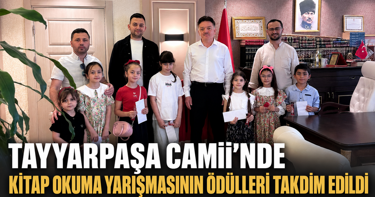 Tayyarpaşa Camii’nde Kitap Okuma Yarışmasının Ödülleri Takdim Edildi
