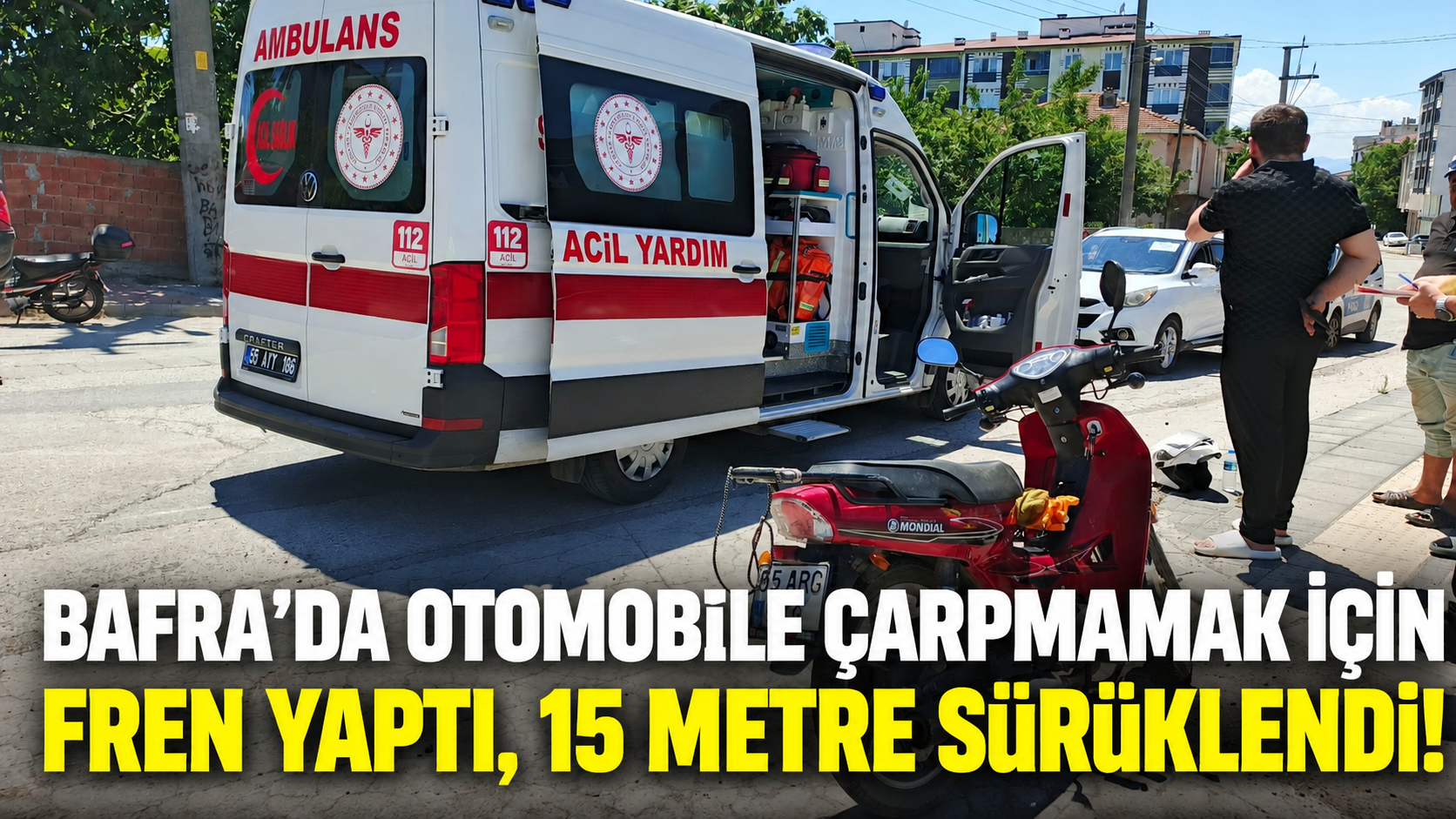 Bafra’da Motosiklet Sürücüsü Yaralandı
 - Samsun’un Bafra ilçesinde meydana gelen trafik kazasında motosiklet sürücüsü yaralandı.