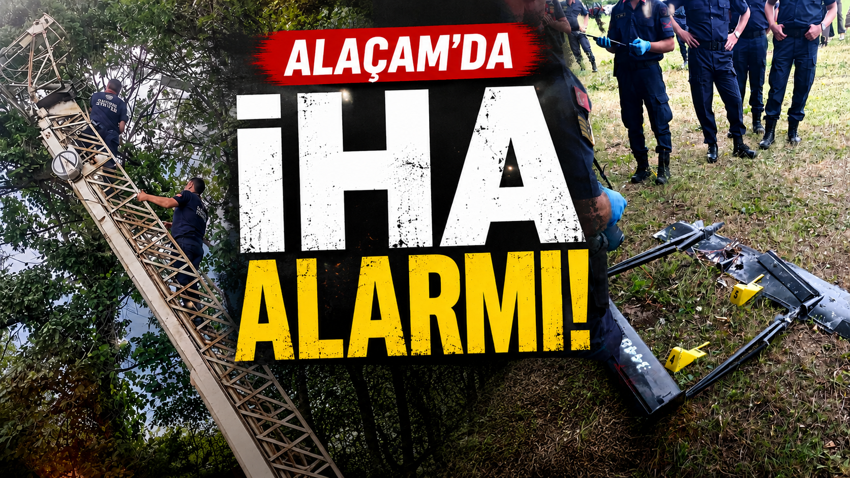 Alaçam'da İHA Alarmı
 - Samsun’un Alaçam ilçesinde insansız hava aracı (İHA) bulunduğu ihbarı üzerine bölgede hareketlilik yaşandı.